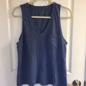 Madewell Cotton v-neck tank top